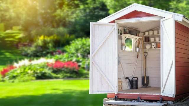 how to move a garden shed